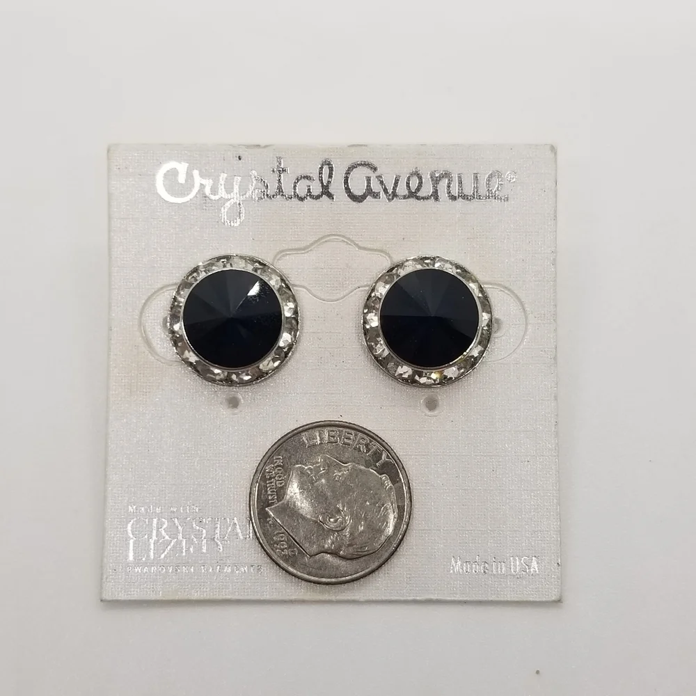 Crystal Avenue black rivoli